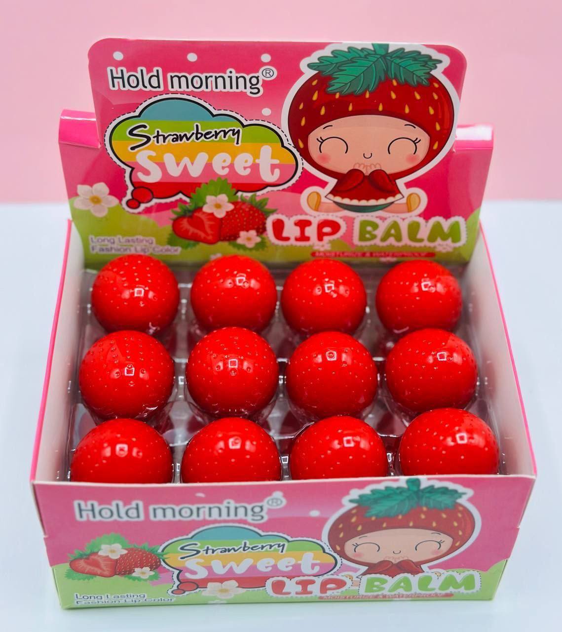 بالم لب توت فرنگی Hold Morning، حرارتی و مغذی